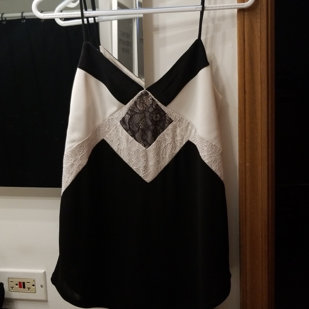 Express Black and Cream Cami
